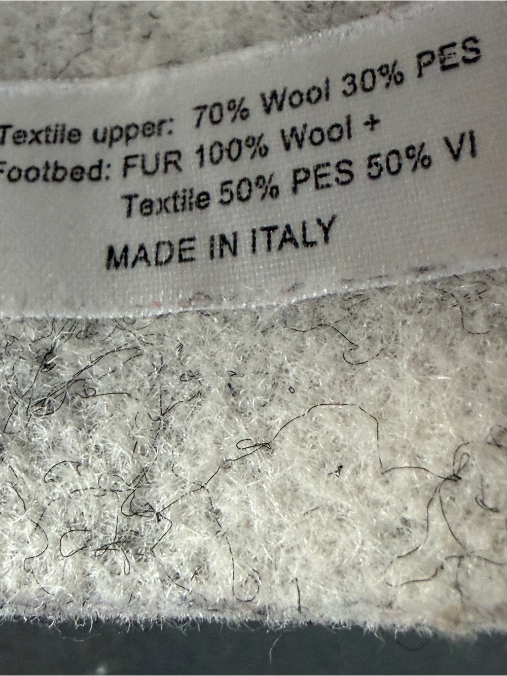 Birkenstock Arizona Happy Lamb Grey Wool Sandals - Picture 7 of 7